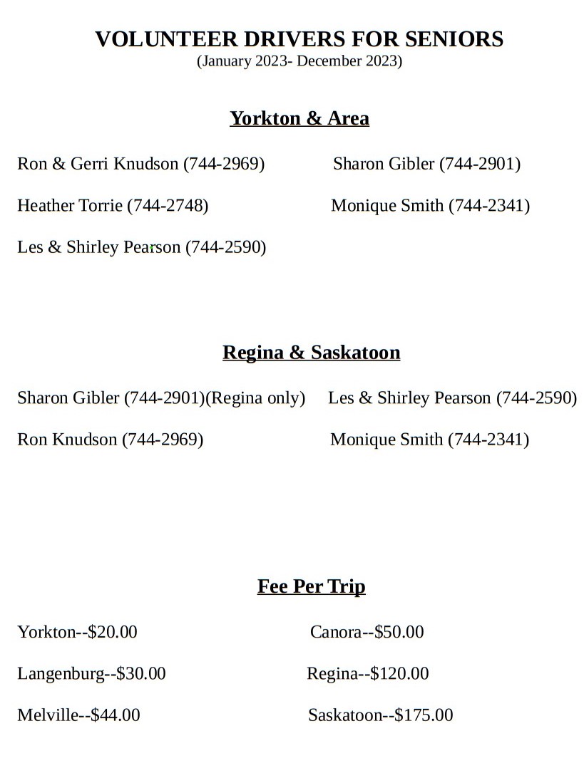 Volunteer Drivers for Seniors
