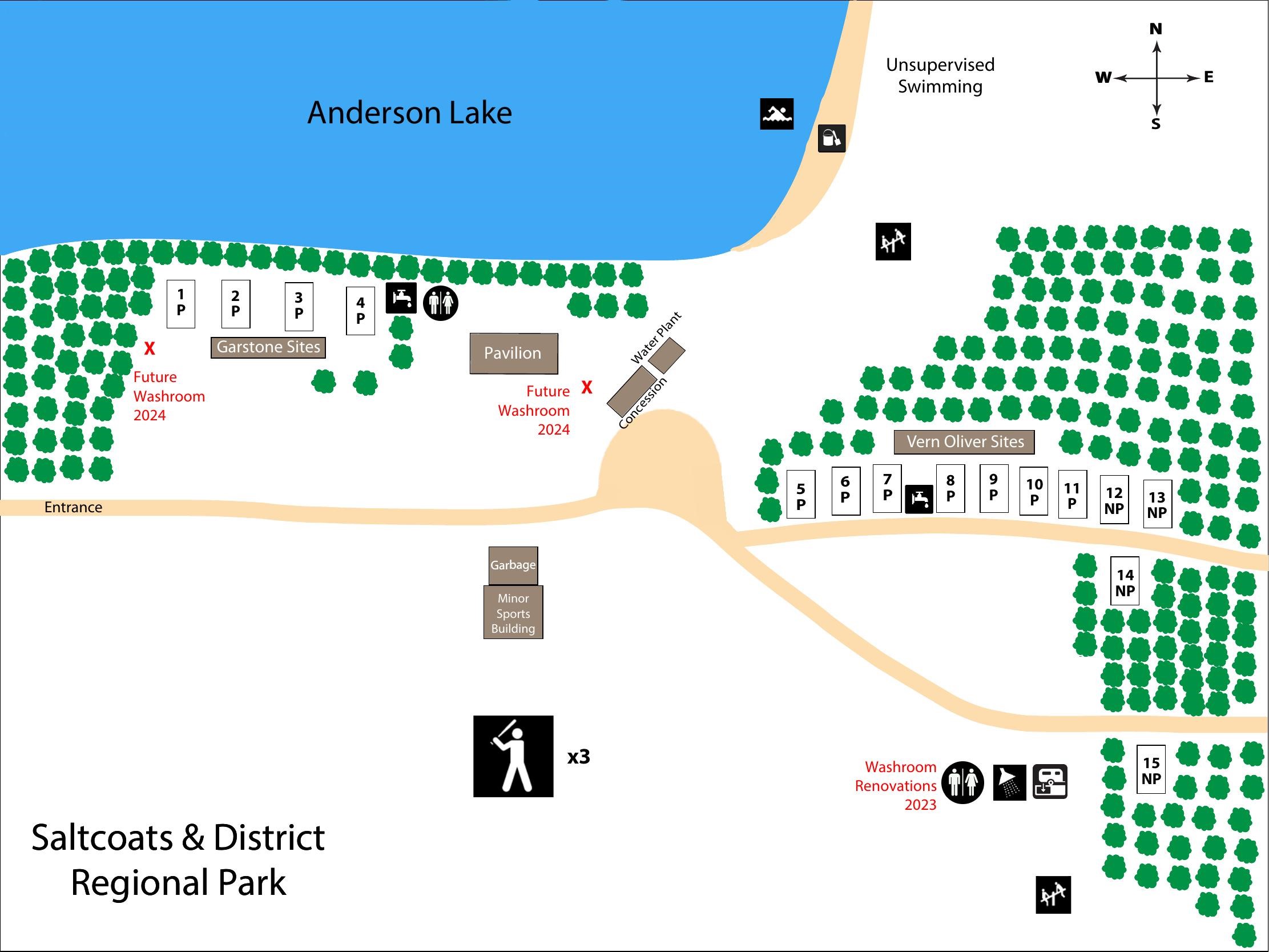 Saltcoats & District Regional Park Map